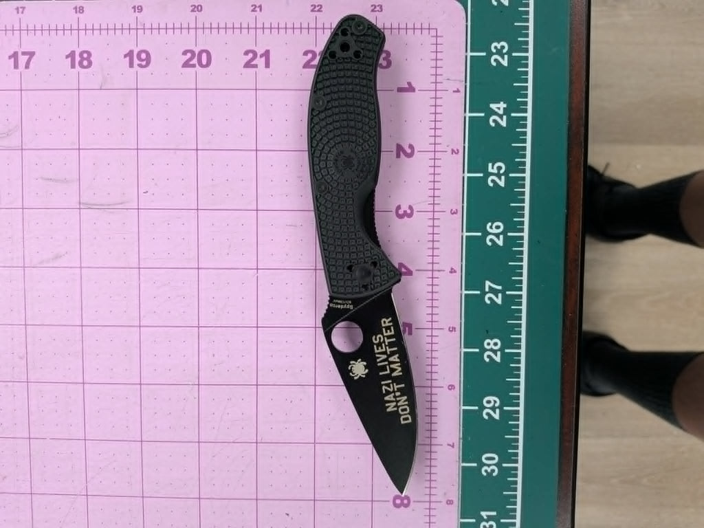 Spyderco Tenacious Folding Knife - Laser Engraved