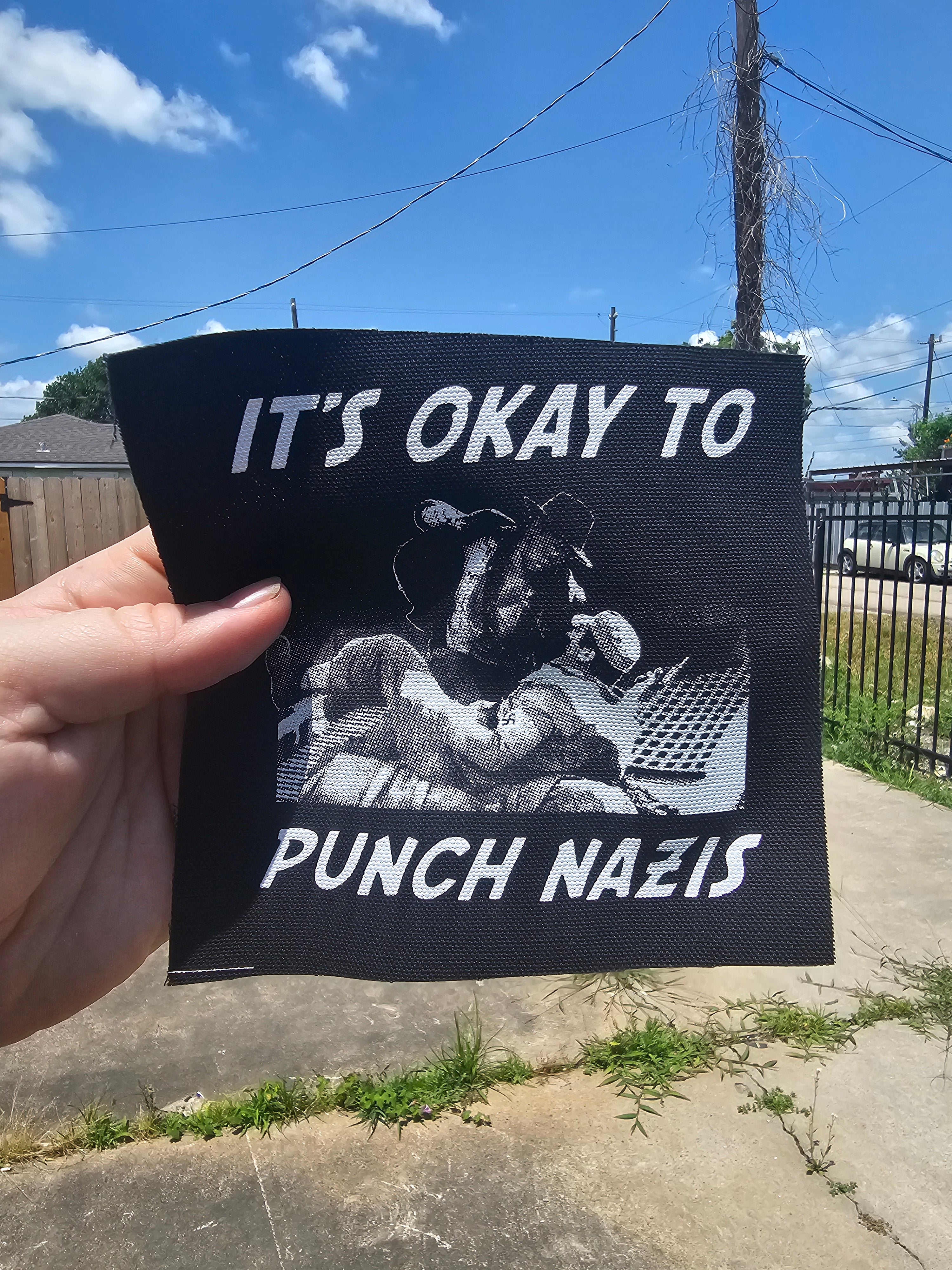 Its Okay To Punch Nazis - Patch (4x4)