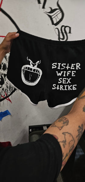 Sister Wife Sex Strike - Booty Shorts