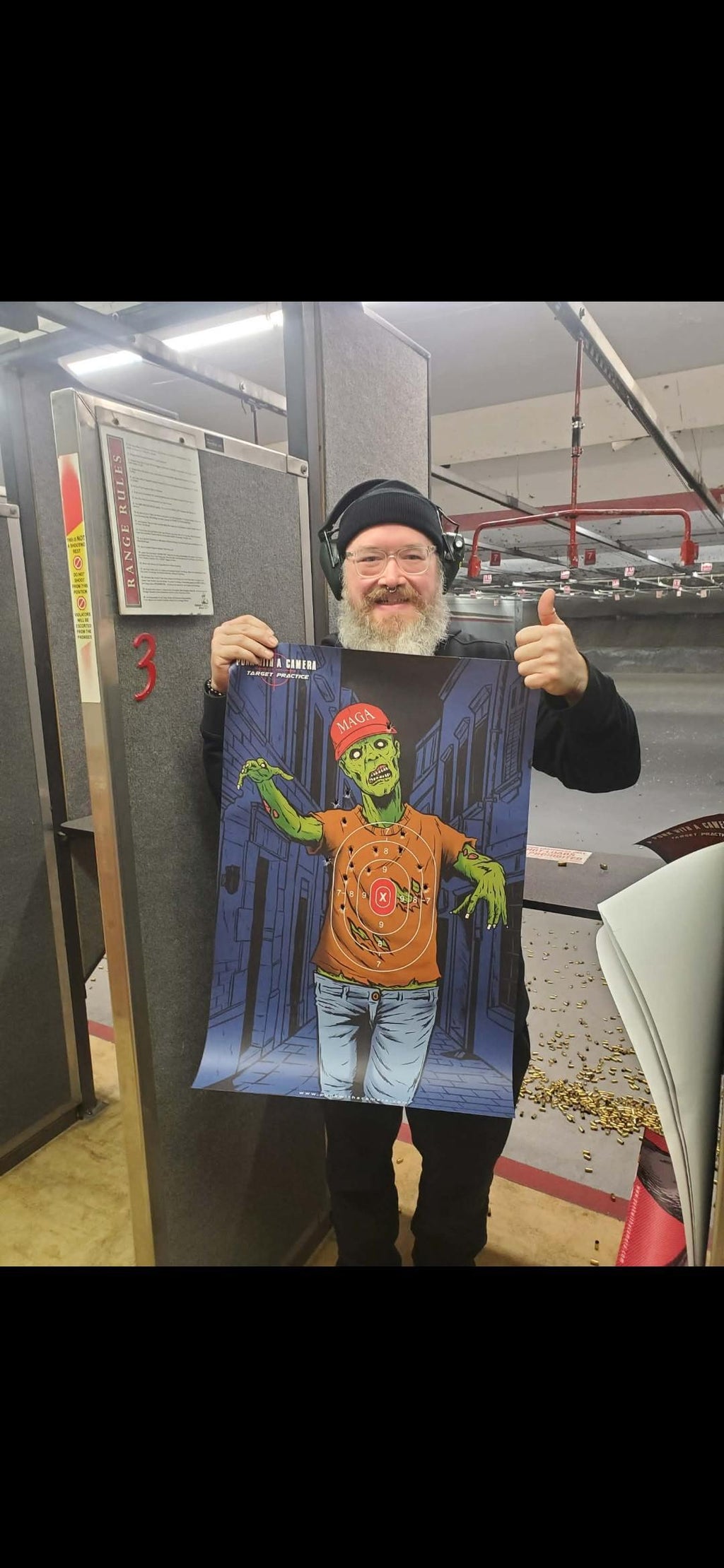 MAGA Zombie - Gun Range Target