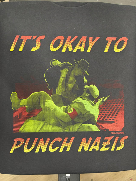 Its Okay To Punch Nazis - Two Color Version - Diablo Macabre
