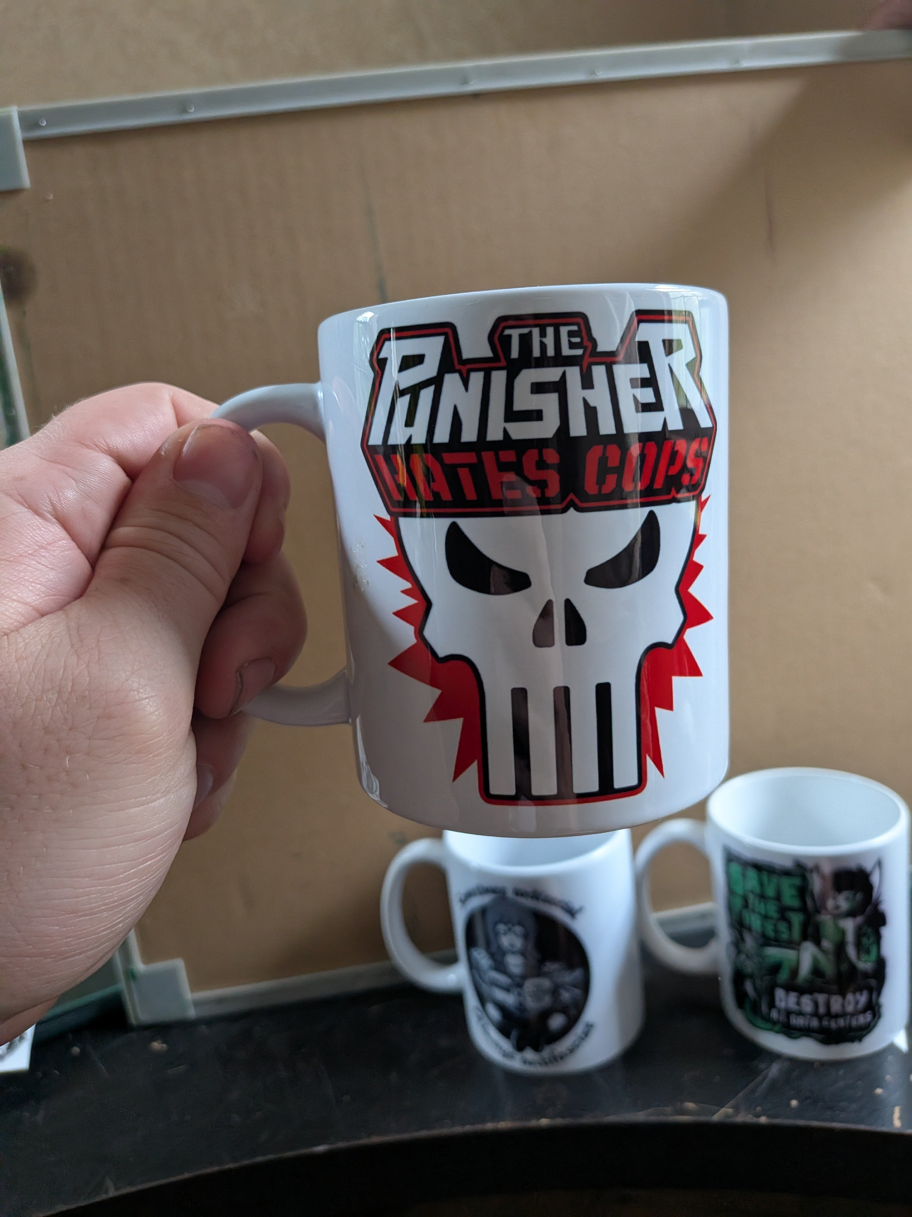 The Punisher Hates Cops - Mug