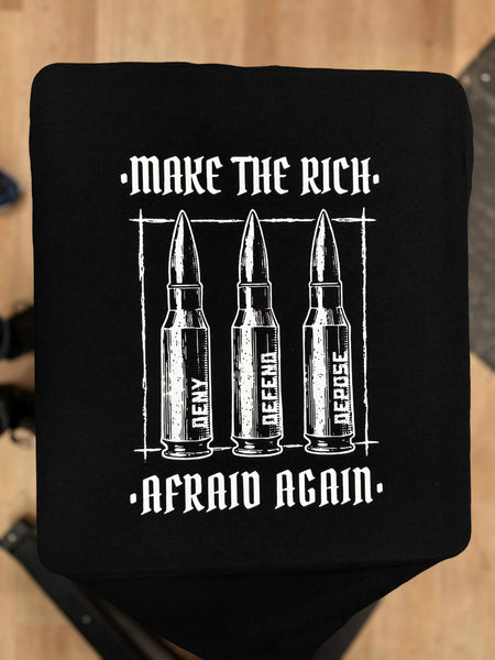 Make The Rich Afraid Again - Anti-Fascist Clothing