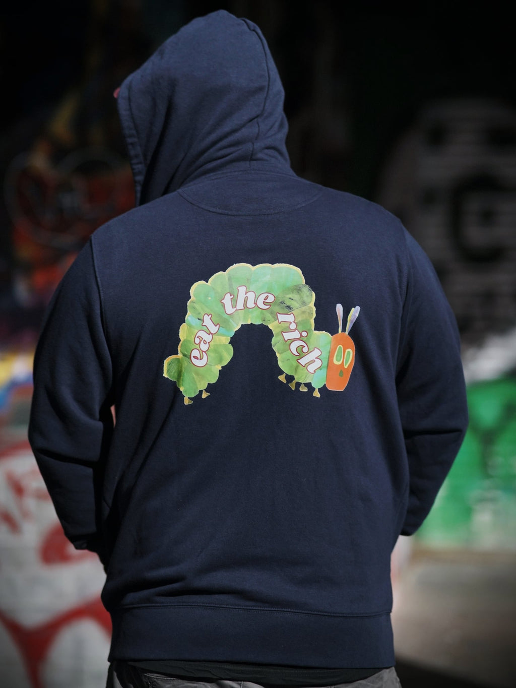 Eat The Rich Caterpillar - DTF Press NOT SCREEN PRINTED - 161.Clothing