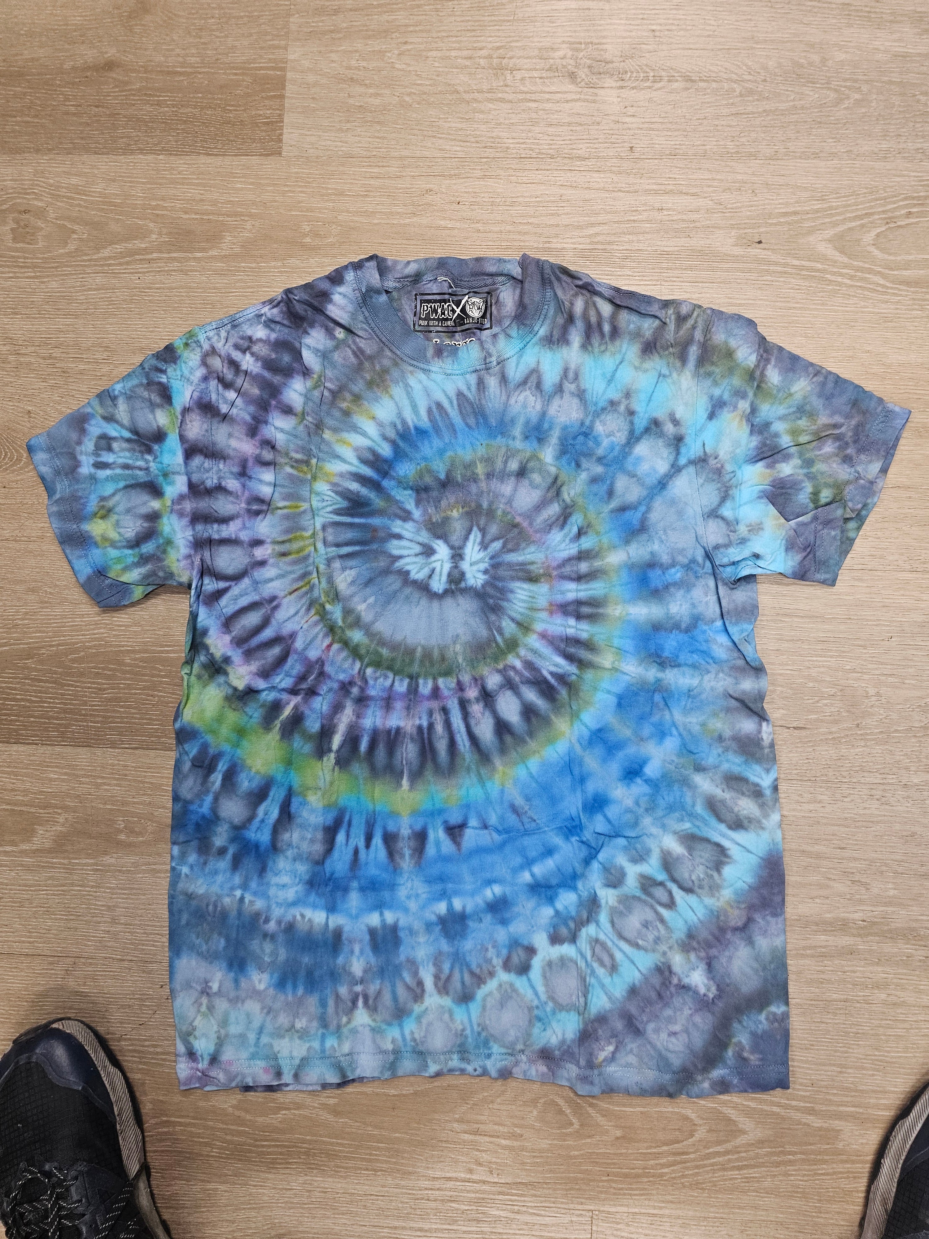 Blue/Green Sprial Tie Dye - Pick Your Own Design