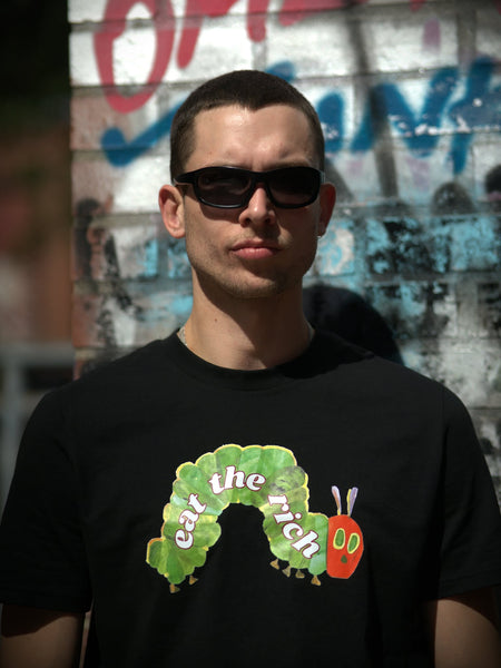 Eat The Rich Caterpillar - DTF Press NOT SCREEN PRINTED - 161.Clothing