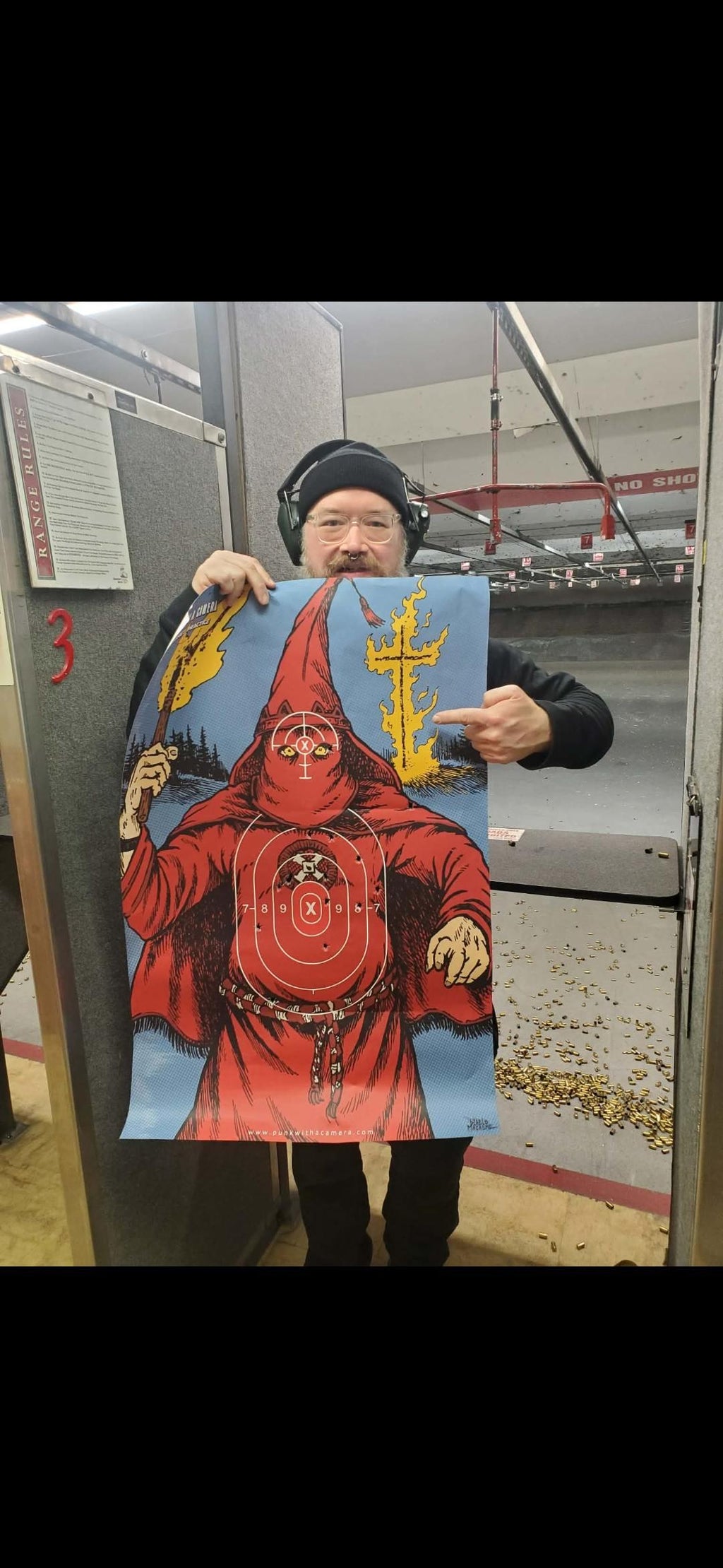 Grand Wizard Klansman Target Practice - Gun Range Target