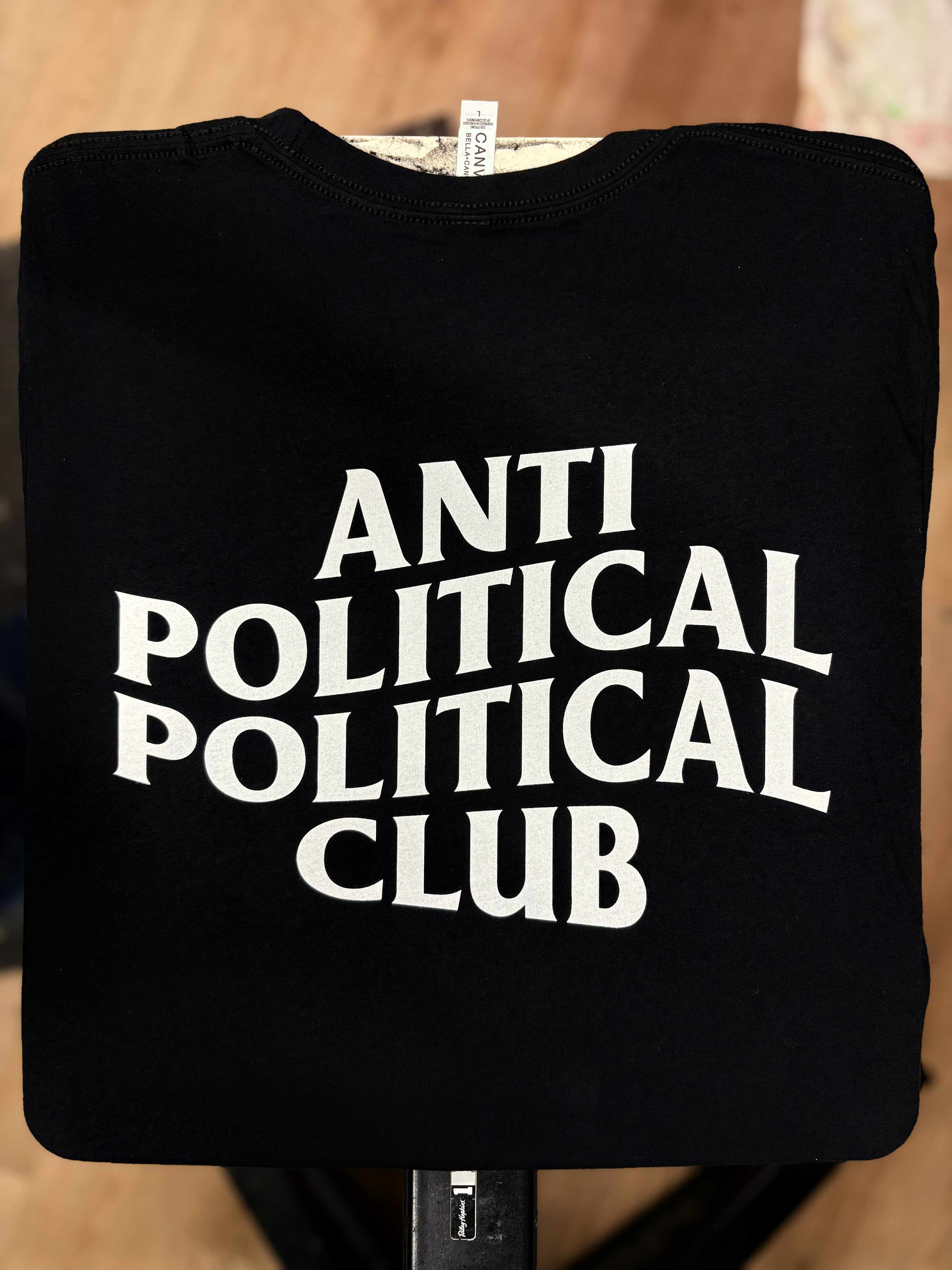 Anti Political Political Club With Pocket Print - Politics In The Wild