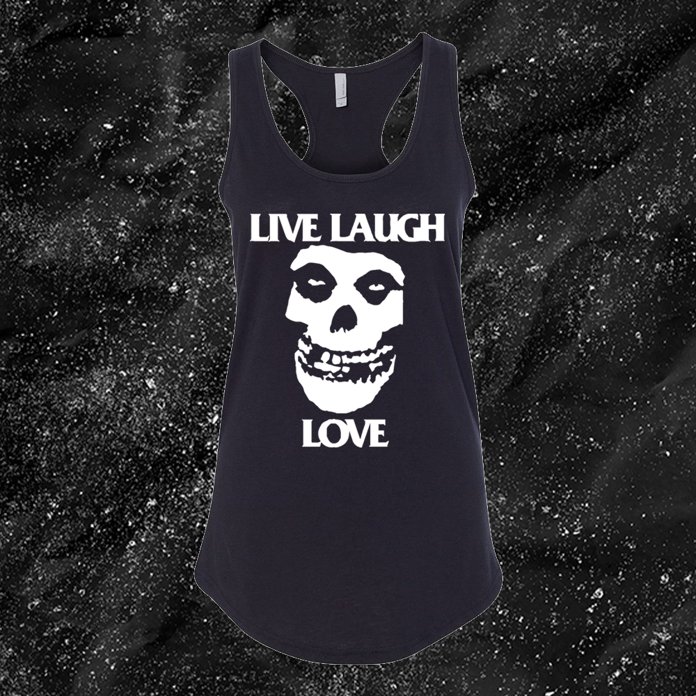 Live Laugh Love // Misfits Crimson Skull