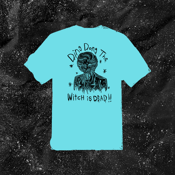 Margaret Thatcher Ding Dong The Witch Is Dead - Color T-shirt