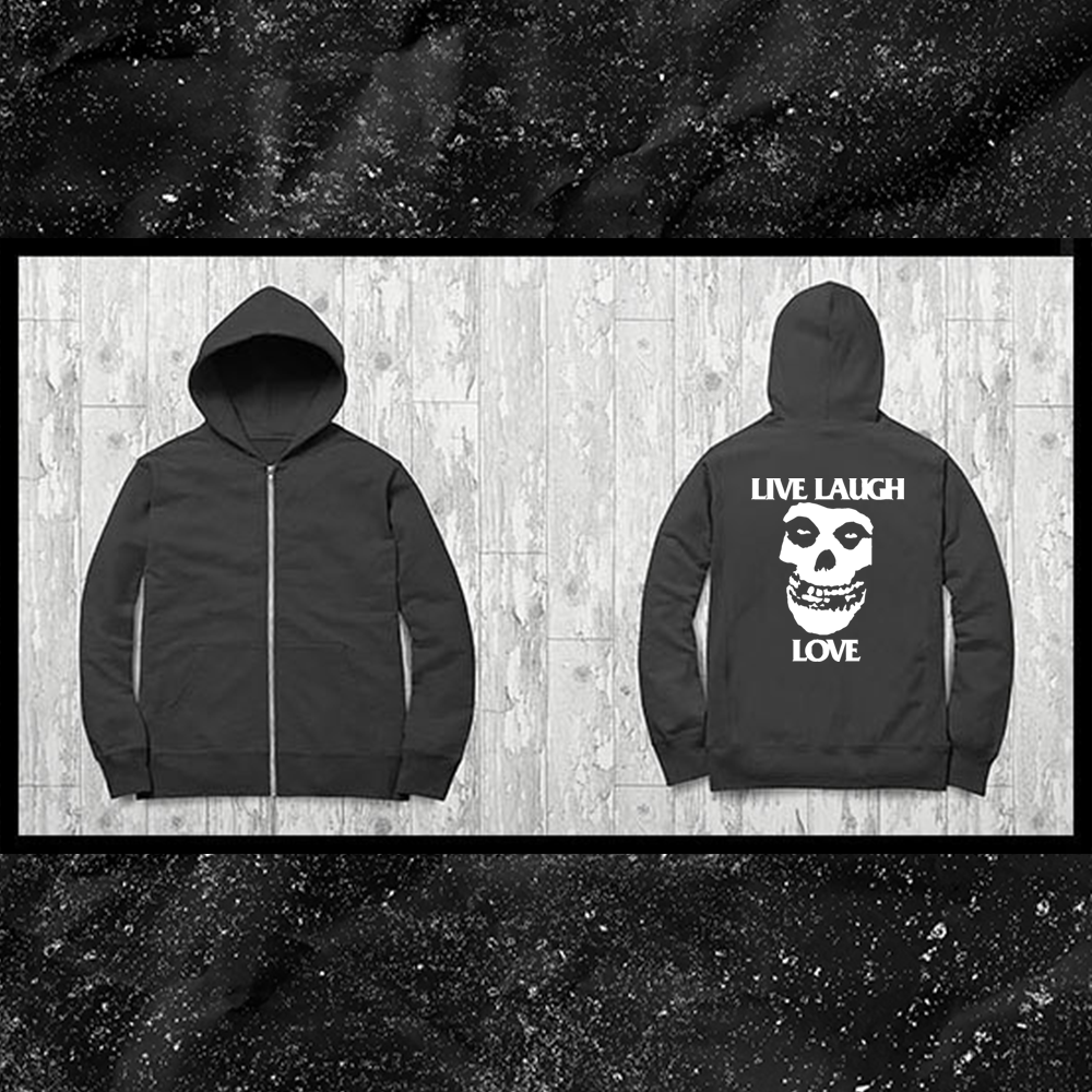Live Laugh Love // Misfits Crimson Skull