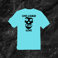 Live Laugh Love // Misfits Crimson Skull - Color T-shirt