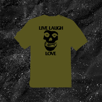 Live Laugh Love // Misfits Crimson Skull - Color T-shirt