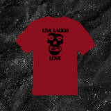 Live Laugh Love // Misfits Crimson Skull - Color T-shirt