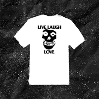 Live Laugh Love // Misfits Crimson Skull - Color T-shirt