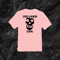 Live Laugh Love // Misfits Crimson Skull - Color T-shirt