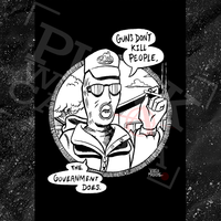 Guns Don't Kill People The Government Does - Patch (4x4)