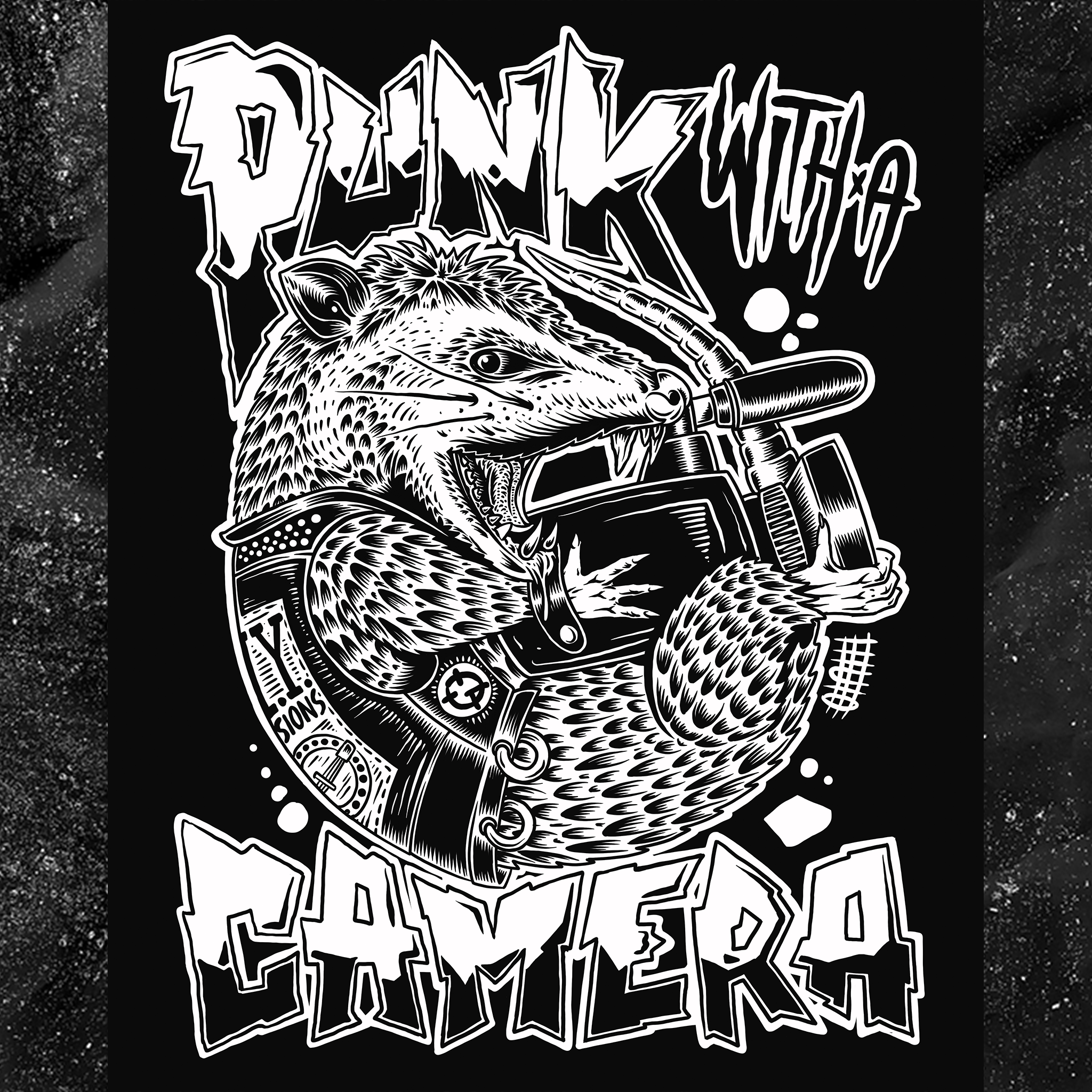 Punk With A Camera - Punk Rock Possum - Olafh Ace