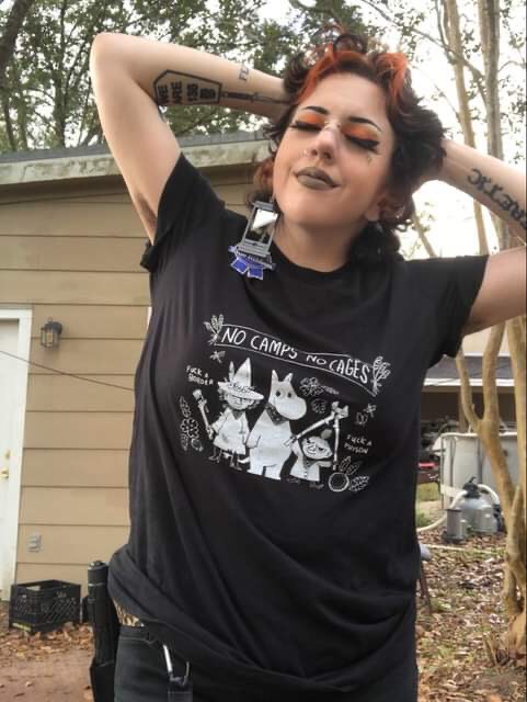 No Camps No Cages - Fuck A Border Fuck a Prison - Jonas Goonface