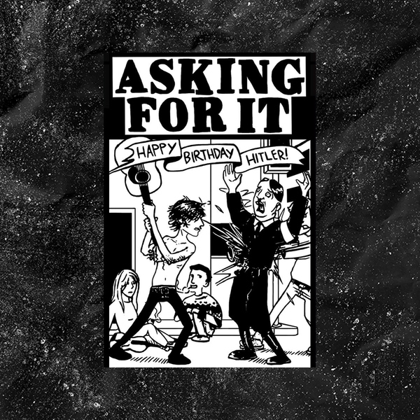 Asking For It - Happy Birthday Hitler - Backpatch