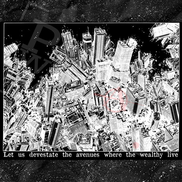 Akira - Let Us Desviste The Avenues Where The Weatherly Live - Backpatch