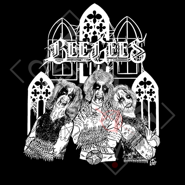 Death Metal Bee Gee - Sticker (3X3)