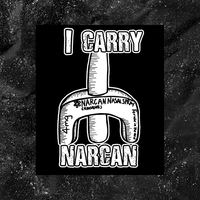 I Carry Narcan - Backpatch