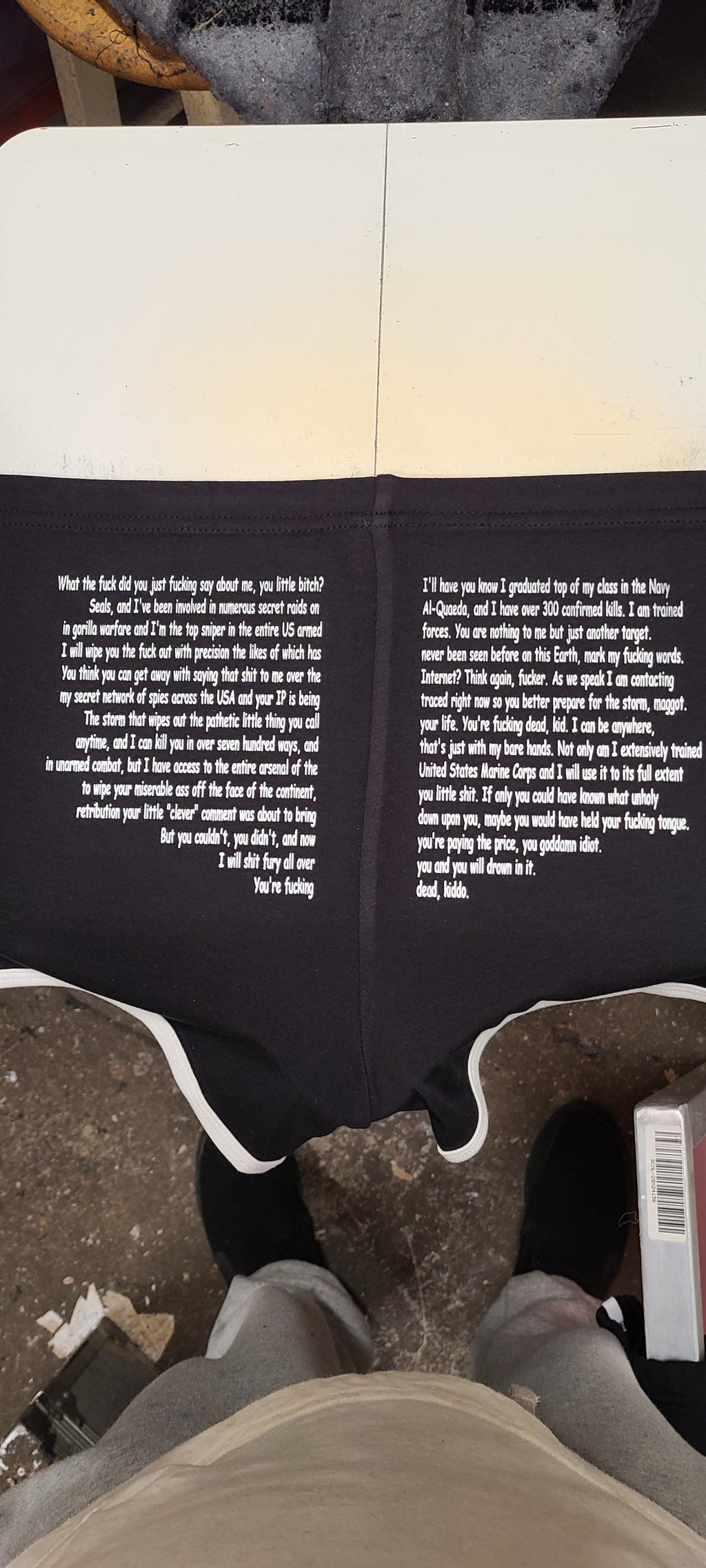 Navy Seal Copypasta - Booty Shorts