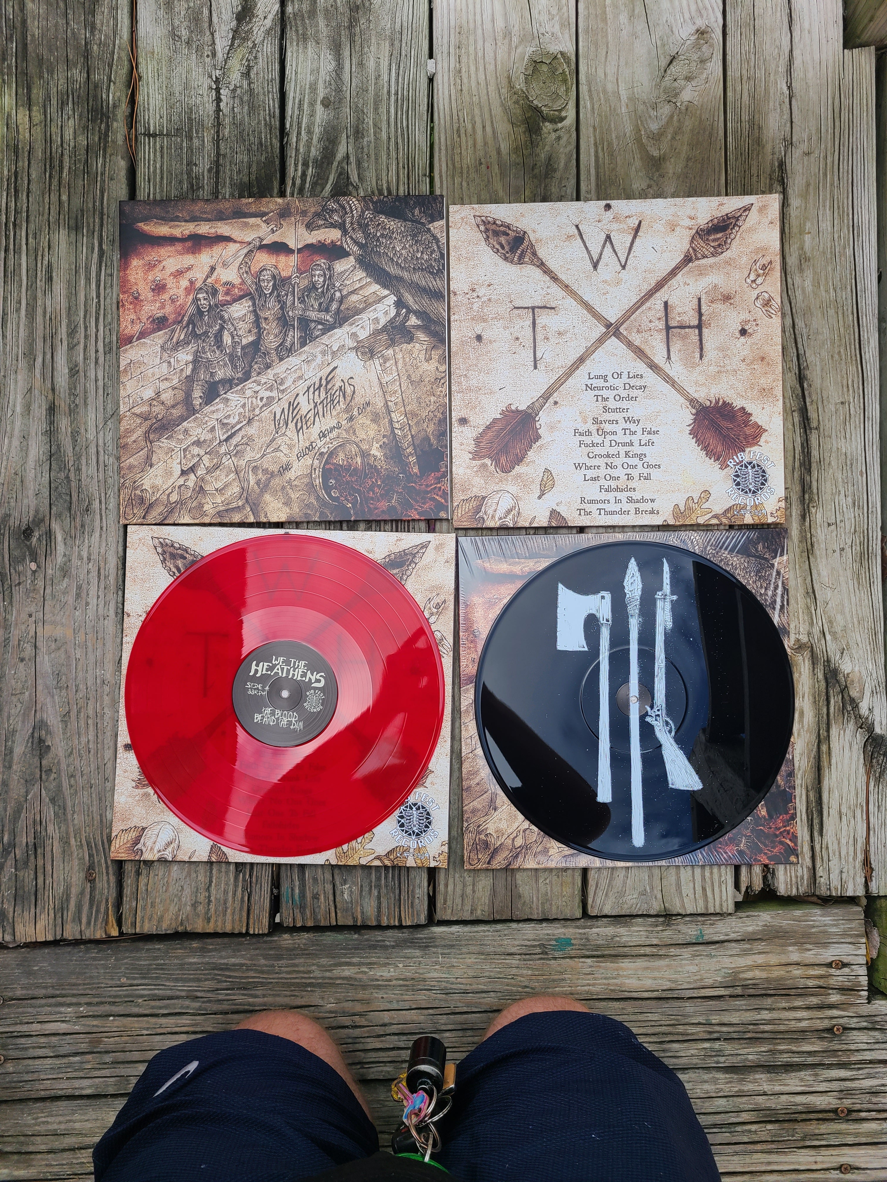 We The Heathens - Blood Behind The Dam - Double Vinyl Physical Media