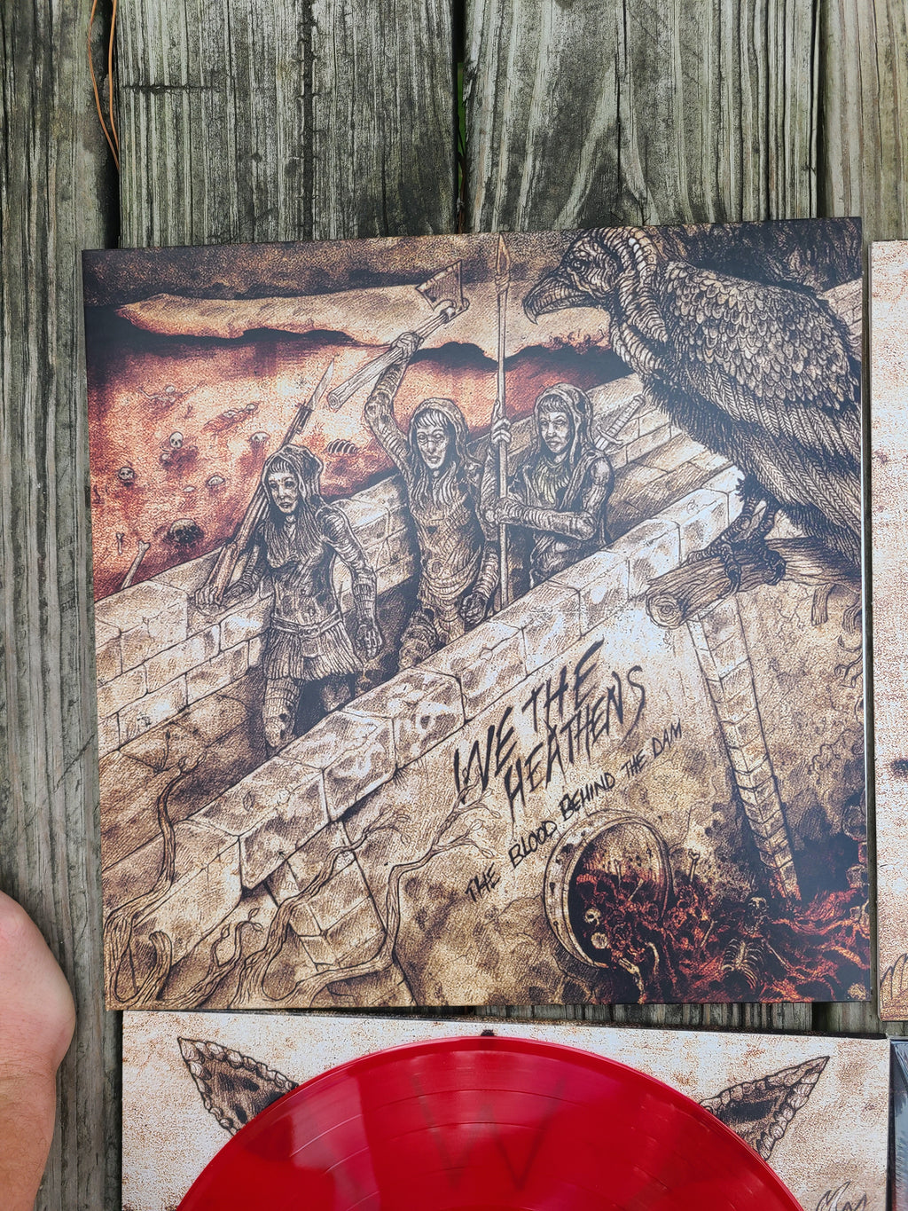 We The Heathens - Blood Behind The Dam - Double Vinyl Physical Media