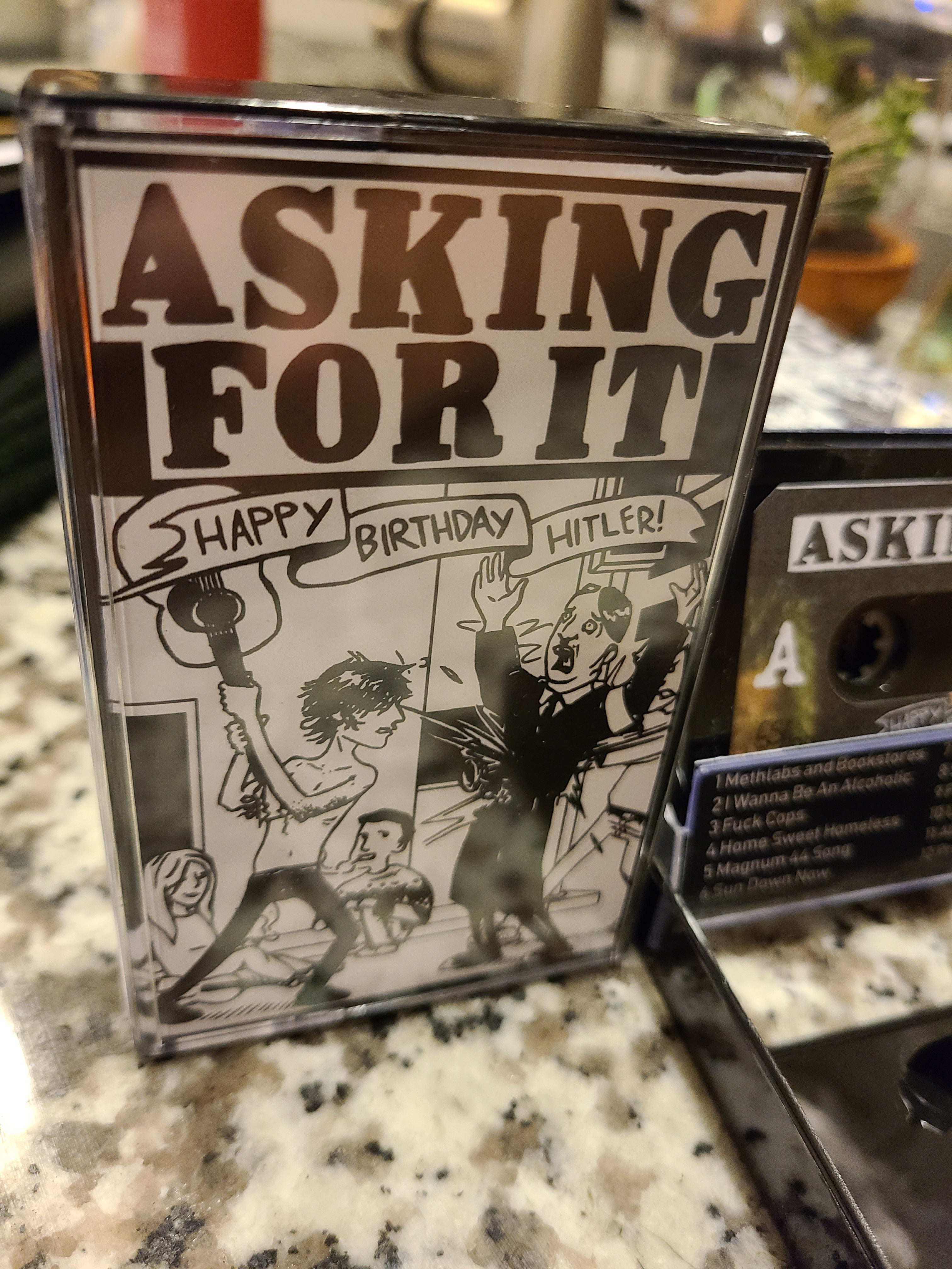 Asking For It - Happy Birthday Hitler - Cassette Physical Media
