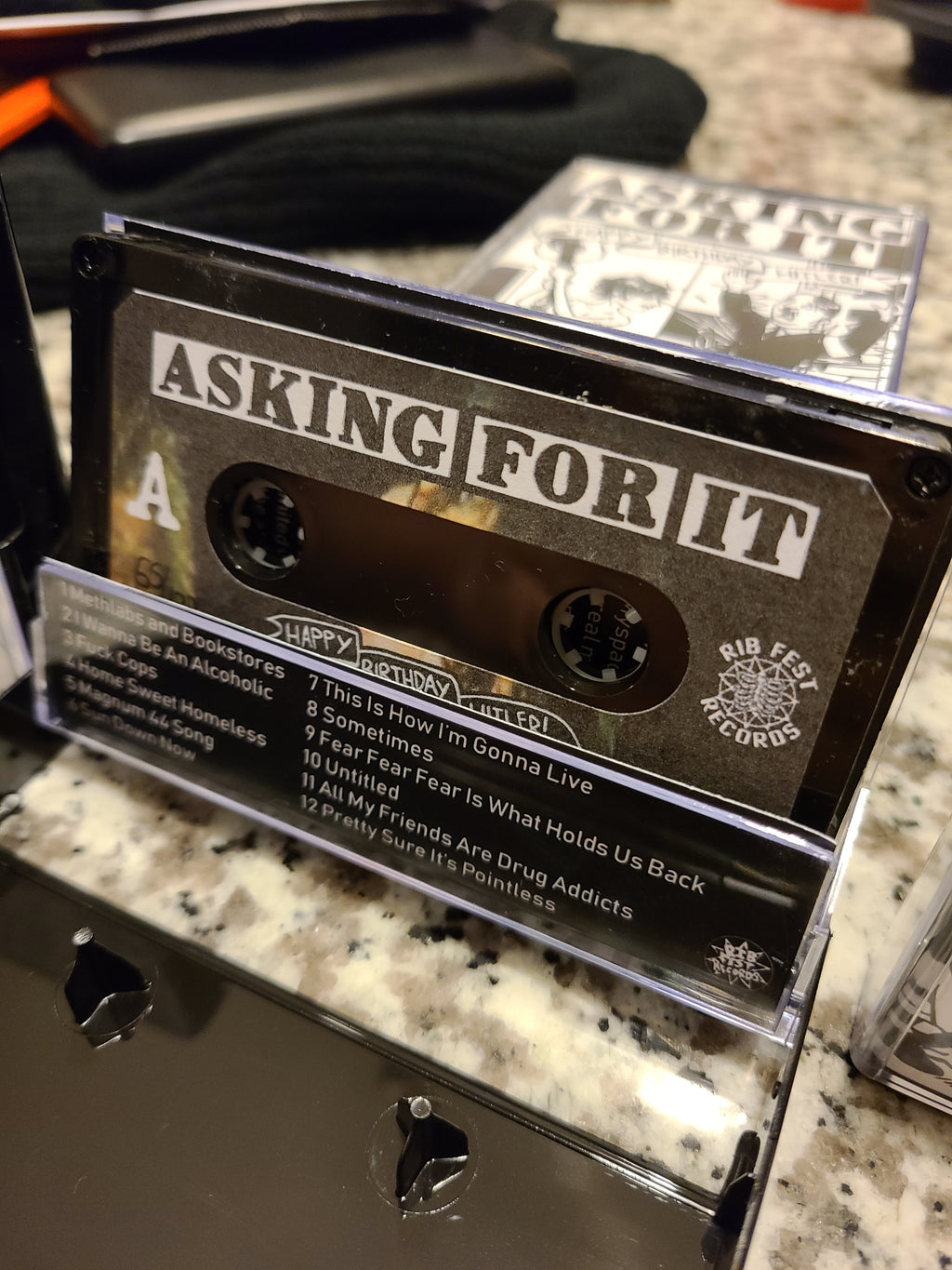 Asking For It - Happy Birthday Hitler - Cassette Physical Media