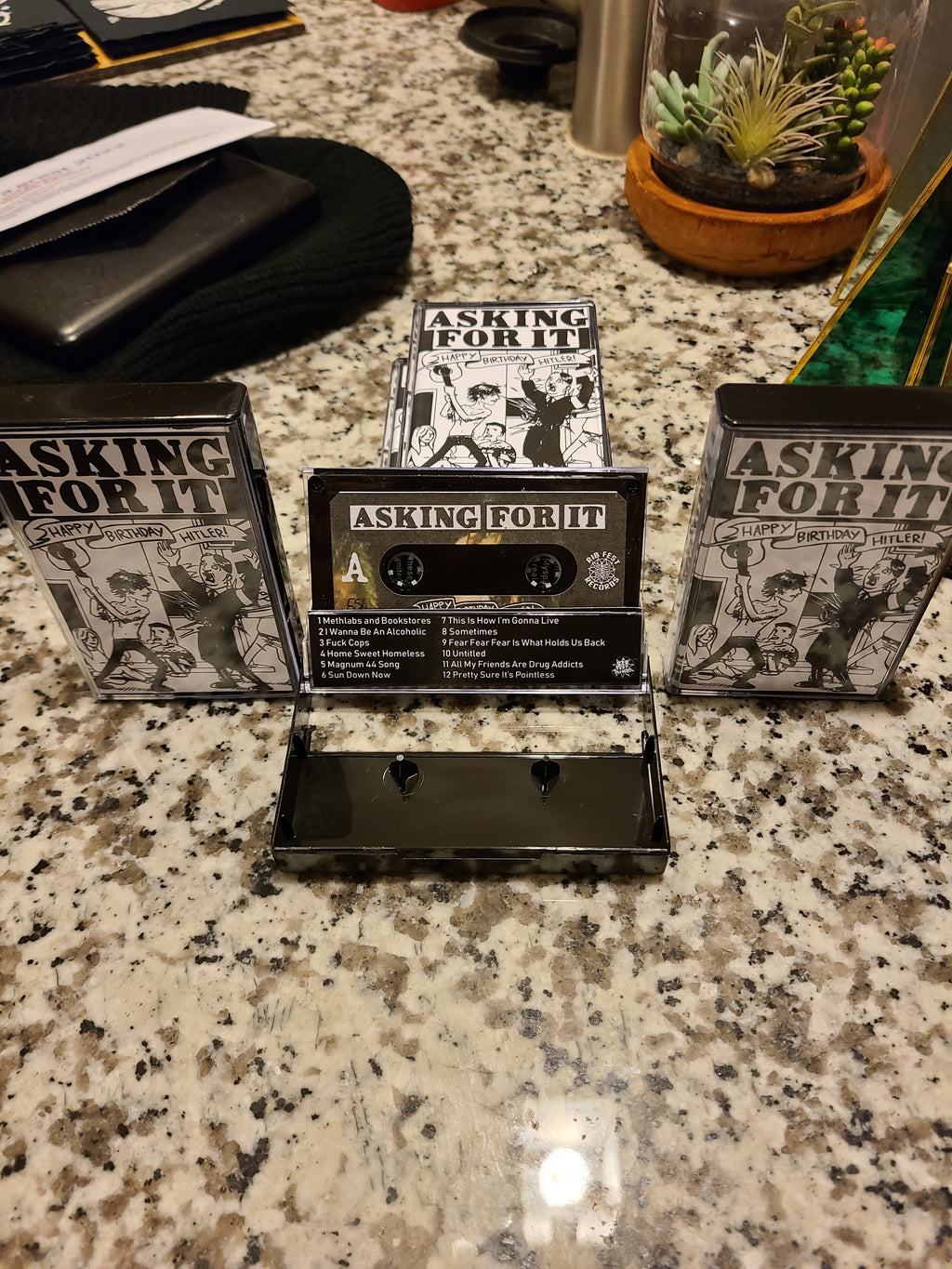 Asking For It - Happy Birthday Hitler - Cassette Physical Media