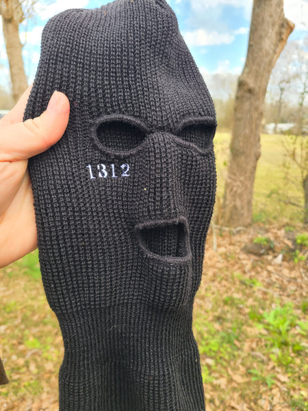 1312 - Embroidered Ski Mask – Punk With A Camera