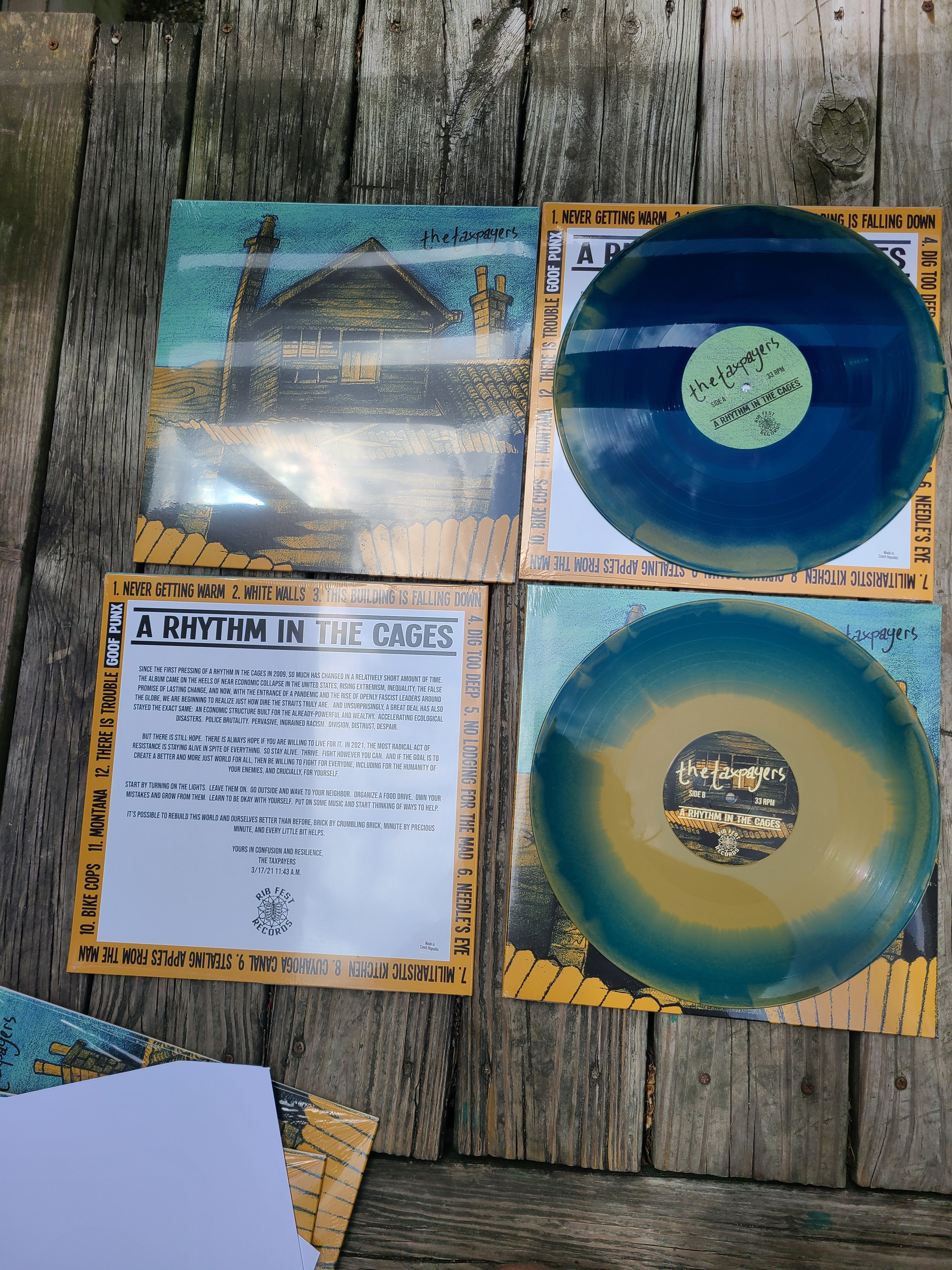 The Taxpayers - A a Rhythm In The Cages - Vinyl Physical Media