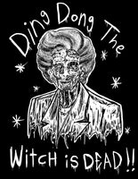 Margaret Thatcher Ding Dong The Witch Is Dead - Sticker (3X3)
