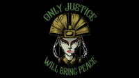 Kyoshi Only Justice Will Bring Peace - Sticker (3X3)