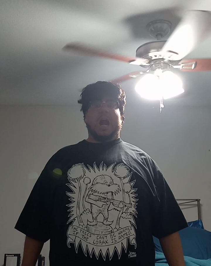 The Trees Cant Be Harmed If The Lorax Is Armed - Oversized Print