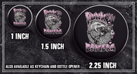 PWAC - Punk Rock Possum - Buttons (1, 1.5, & 2.25 Inch)