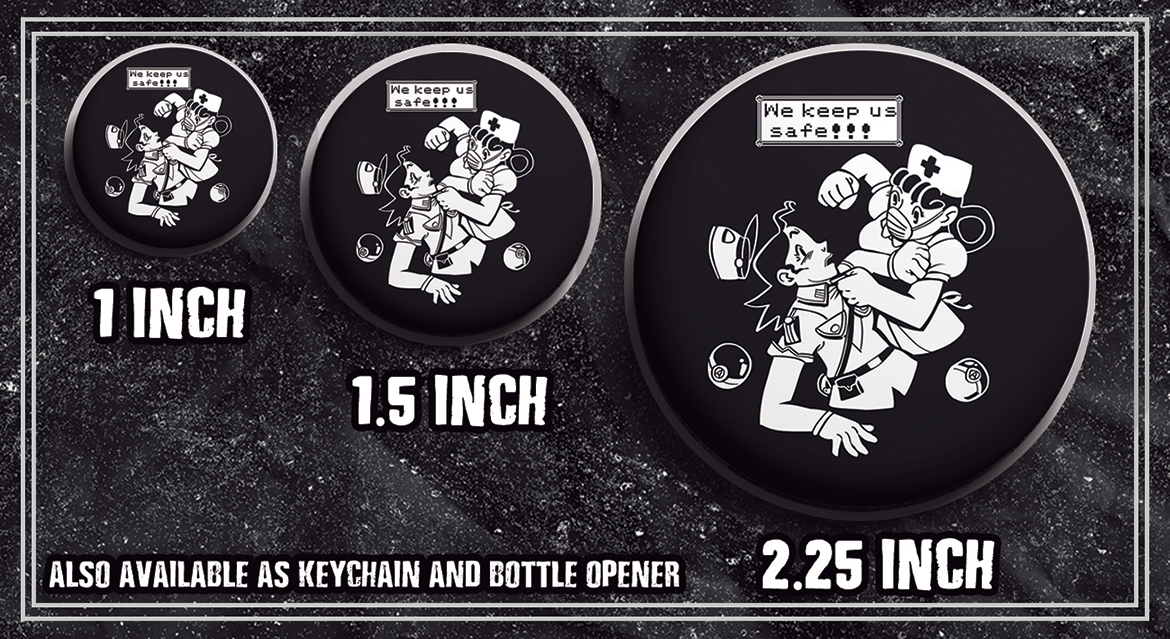 Joy Vs. Jenny ACAB - Buttons (1, 1.25 1.5, & 2.25 Inch)