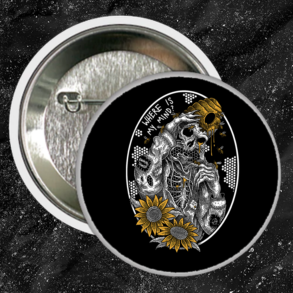 Where Is My Mind - Buttons (1, 1.5, & 2.25 Inch)