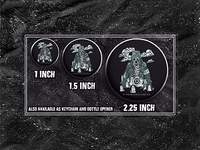 PWAC - DIY Zombie - Buttons (1, 1.5, & 2.25 Inch)
