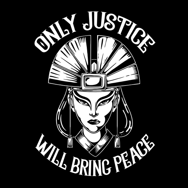 Kyoshi Only Justice Will Bring Peace - Backpatch