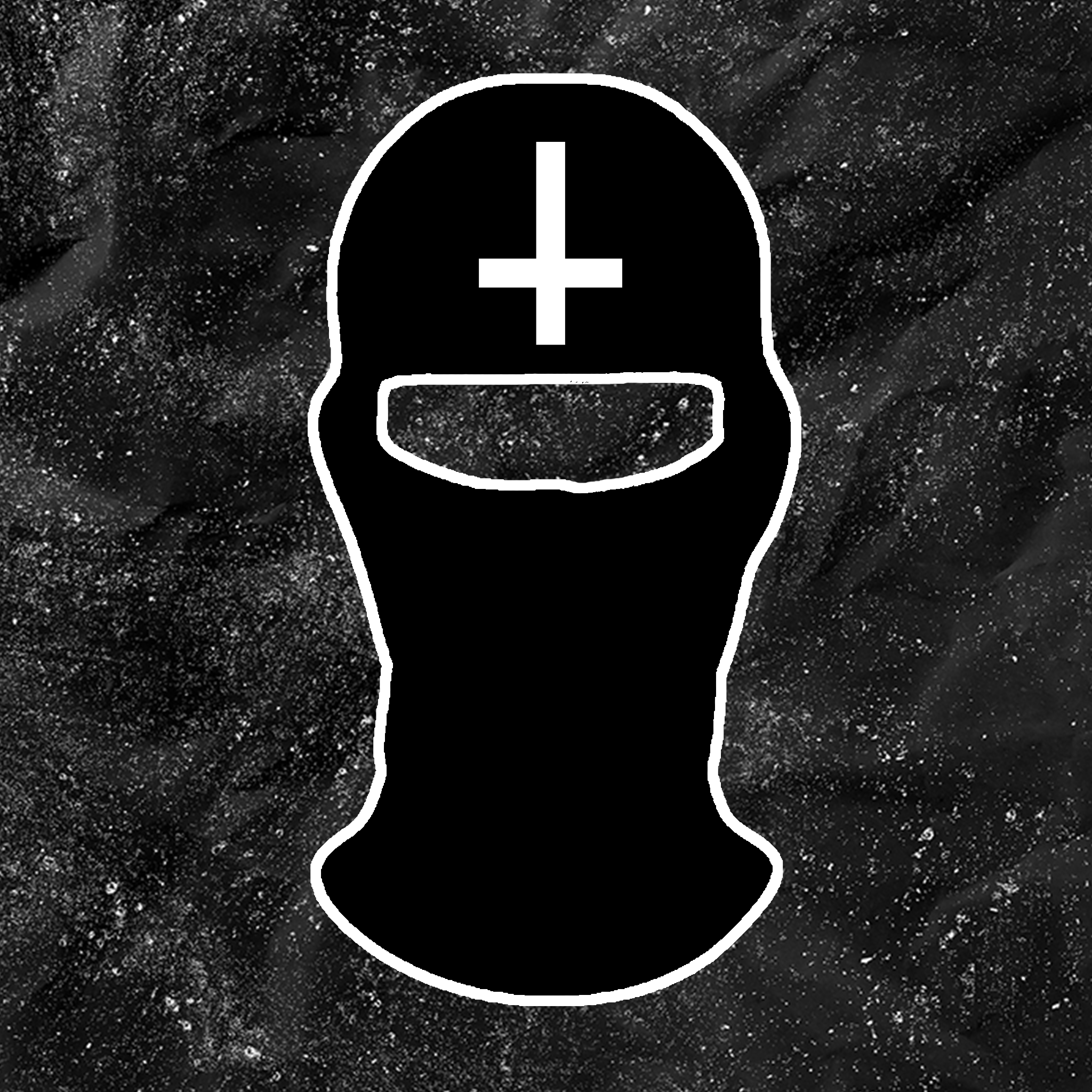 Cross - Embroidered Ski Mask