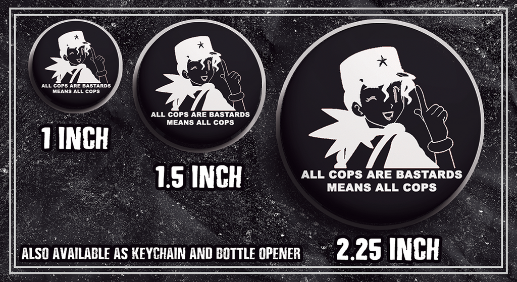 All Cops Means All Cops Jenny - Buttons (1, 1.5, & 2.25 Inch)