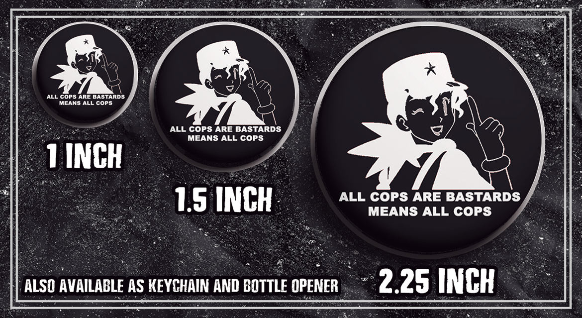 All Cops Means All Cops Jenny - Buttons (1, 1.5, & 2.25 Inch)