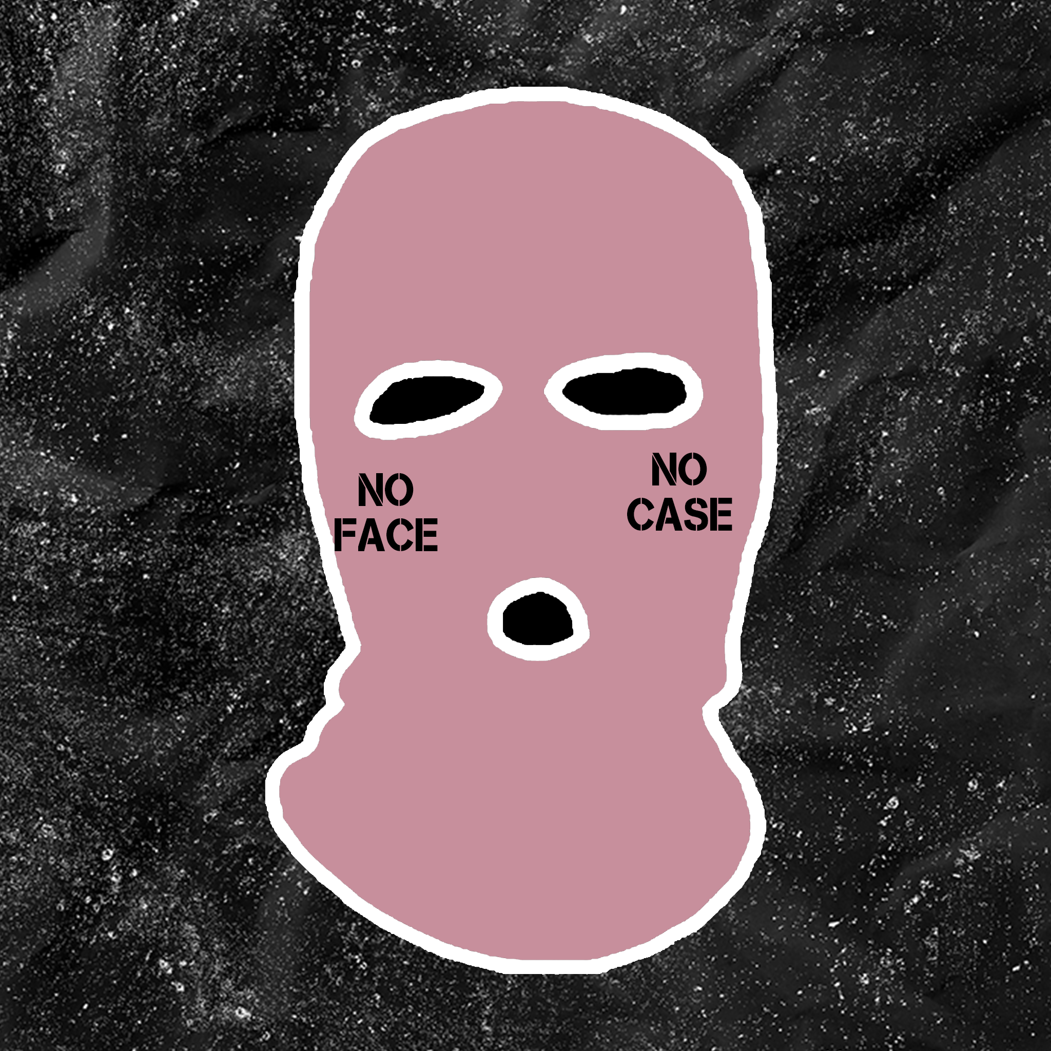 No Face No Case - Embroidered Ski Mask
