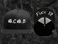 ACAB - Snapback With Under Brim Text