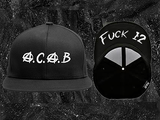 ACAB - Snapback With Under Brim Text