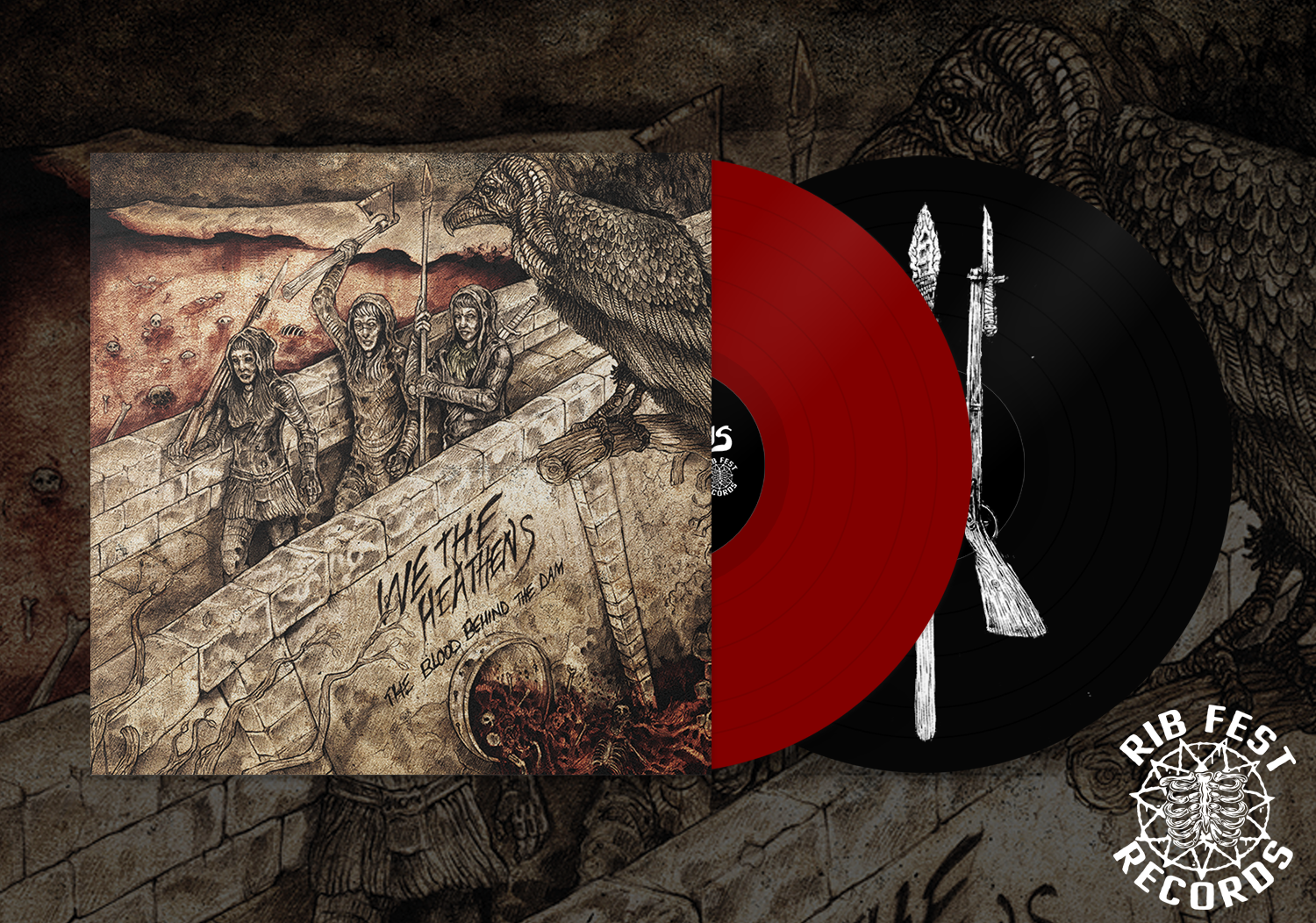 We The Heathens - Blood Behind The Dam - Double Vinyl Physical Media